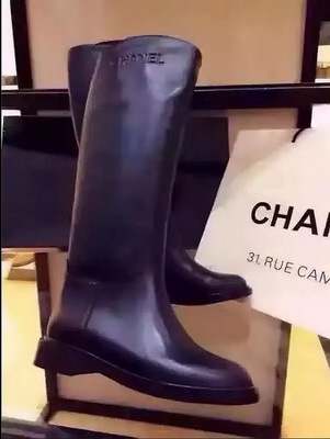 CHANEL Knee-high boots Lined with fur Women--017